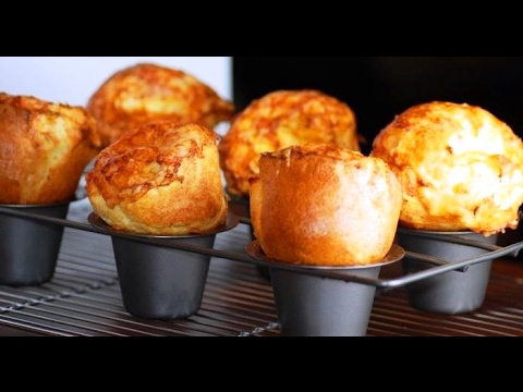 Видео: Выпрыгивающие булочки ///Popovers /// Проще эклеров!