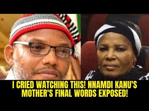 Видео: Слёзы в суде после зачитывания послания матери Ннамди Кану — даже судья замолчал