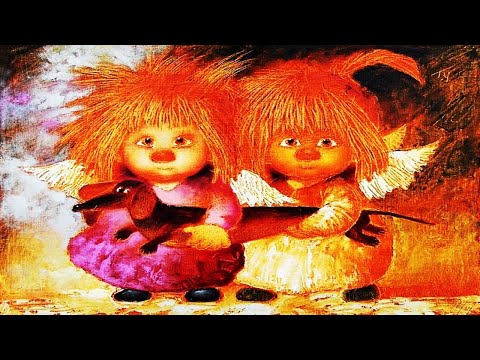 Видео: Рыжие чудо-ангелочки в картинах Галины Чувиляевой.