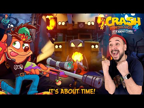 Видео: ТОП РОБ В ОПАСНЫХ ПУСТОШАХ В ИГРЕ CRASH BANDICOOT 4: IT’S ABOUT TIME! СБЕЖАЛ ОТ АДСКОЙ МАШИНЫ!