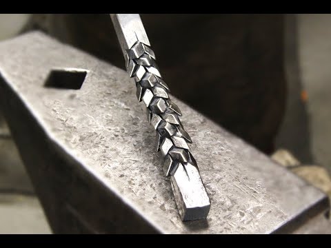 Видео: Ковка . Кованая Чешуя дракона.Blacksmith.Dragon scale forging