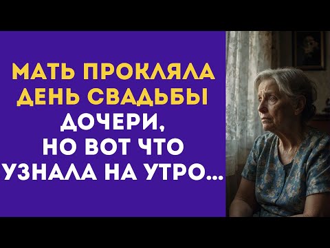 Видео: Мать ПРОКЛЯЛА день свадьбы дочери, НО ВОТ ЧТО узнала на утро…
