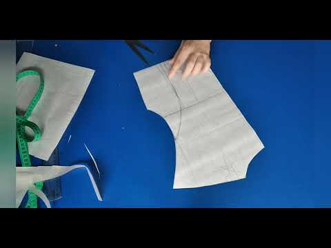 Видео: Как сшить жилет с отрезной баской. Моделирование.