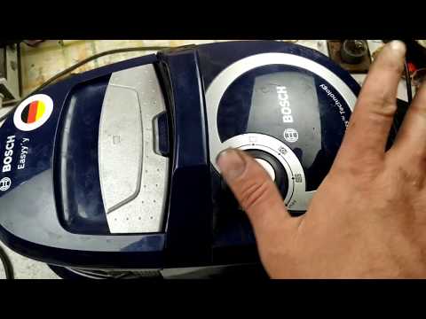 Видео: Ремонт пылесоса Bosch после попадания воды.  Не включается.