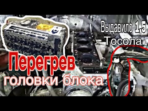 Видео: Перегрев Головки Блока двс  Ивеко Дейли. Замена. Выдавило 1,5л. тосола.