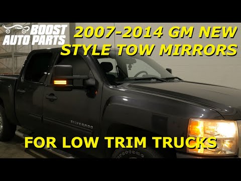 Видео: Установка зеркала заднего вида: (2007-2014) Silverado и Sierra Trucks (LS, LT, SL, SLE) — Boost A...
