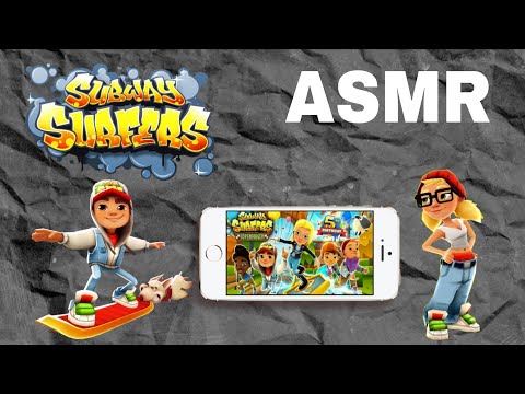 Видео: Асмр многослойный звуки рта, сабвей серф | Asmr multi-layered mouth sounds subway surfer