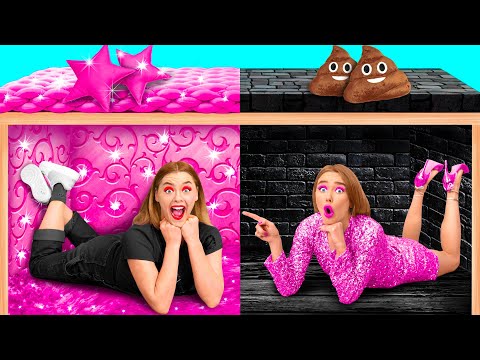 Видео: Секретный Домик Под Кроватью | Богатая vs Бедная Сумасшедший Челлендж от GoFun Challenge