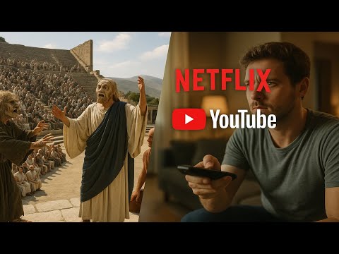 Видео: Как древнегреческий театр влиял на умы людей сильнее, чем современные Netflix и YouTube.