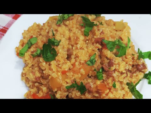 Видео: Բլղուրով եւ բանջարեղենով անմահական փլավ /Плов из булгура с овощами/ Безумно вкусный рецепт_by #MILA