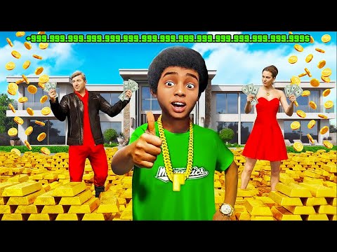 Видео: Меня Усыновила СЕМЬЯ МИЛЛИАРДЕРОВ в GTA 5!