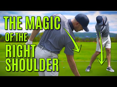 Видео: Магия правого плеча в замахе в гольфе
