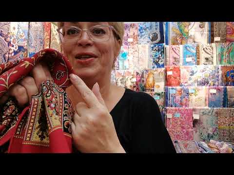 Видео: Белокур Наталья. Часть 3. Павловопосадские платки в Минске