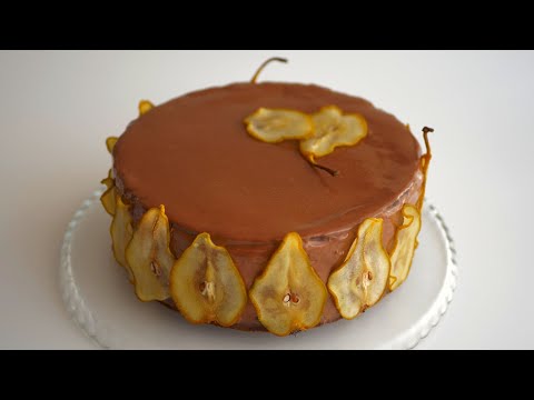 Видео: Торт "Сметанник с грушами"