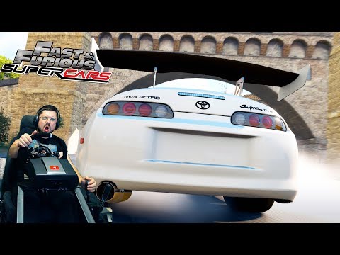 Видео: Жогово на заряженной тачке Брайана О'Коннера Toyota Supra Fast and Furious - Forza Horizon 2
