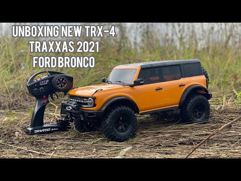 Видео: Traxxas TRX4 2021 Ford Bronco распаковка и ПЕРВЫЙ тест! | New 2021 Bronco TRX-4