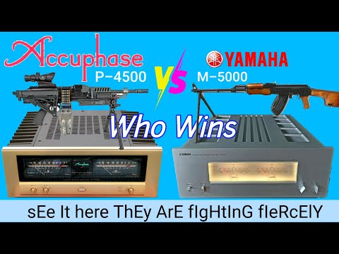 Видео: Accuphase P-4500 против Yamaha M-5000: яростная борьба за флагманский усилитель мощности