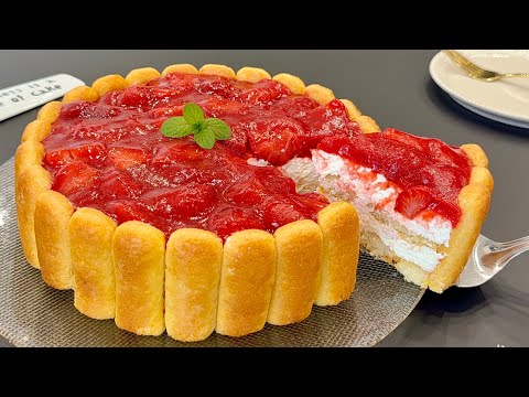Видео: ХОЛОДНЫЙ КЛУБНИЧНЫЙ ТОРТ 🍓 ВКУСНЯШКА ЗА НЕСКОЛЬКО МИНУТ! Очень просто и вкусно! без ДУХОВКИ