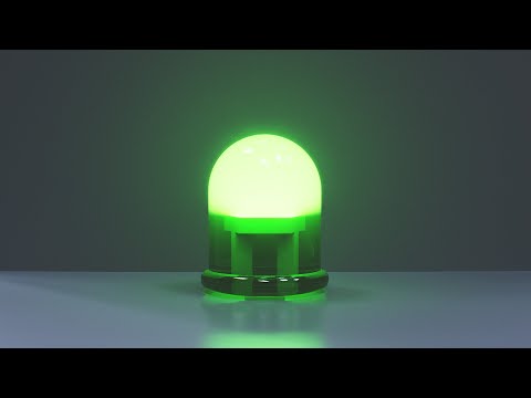 Видео: Как анимировать мигающий светодиод в KeyShot