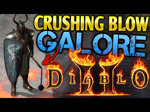 Видео: 100% шанс на сокрушительный удар — это просто безумие | Diablo 2 Resurrection