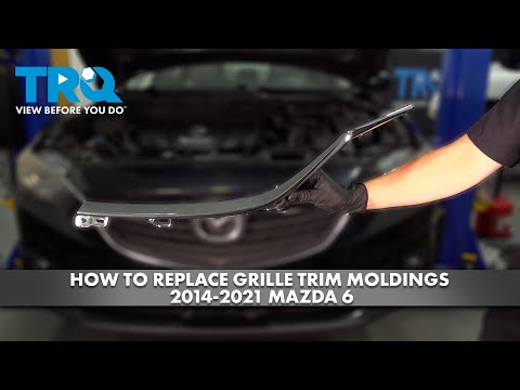 Видео: Как заменить молдинги решетки радиатора на Mazda 6 2014-2021 годов