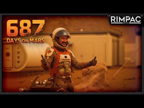 Видео: 687 Days on Mars — плейтест новой выживалки на марсе в стиле "Марсианин" с картошечкой и машинкой!