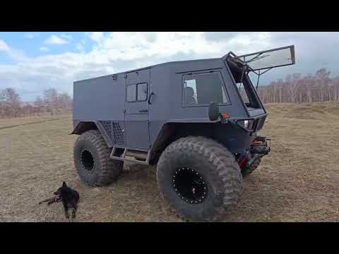 Видео: Краткий обзор, обкатка  вездеход Тундра Восток