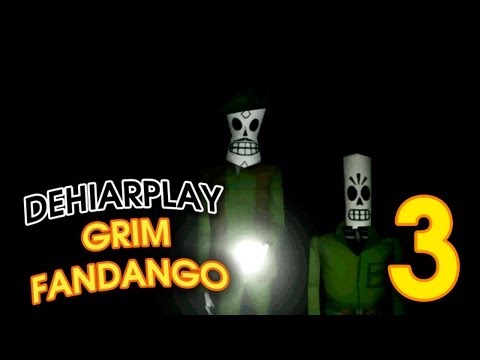 Видео: Живём за гранью смерти в Grim Fandango - 3 серия