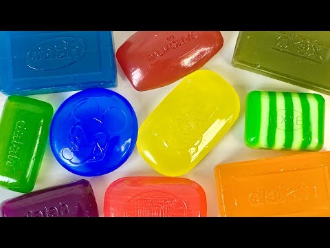 Видео: ⭐ASMR ⭐ Glycerine soap cutting. Soap Carving. Резка глицеринового мыла. More satisfying video.