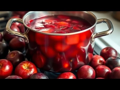 Видео: Повидло из слив на зиму 🫙Многодетная мама готовит 🥰 Как готовить идеальное повидло? Рецепт повидло