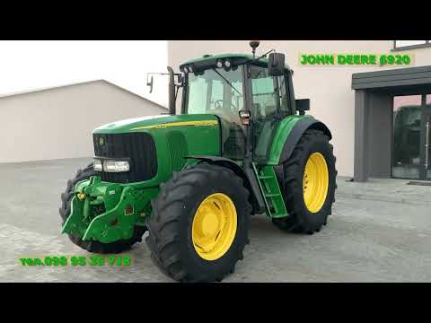 Видео: Джон Дир 6920 150к.с. 8100мот/год 2003р  тел. 0989535718