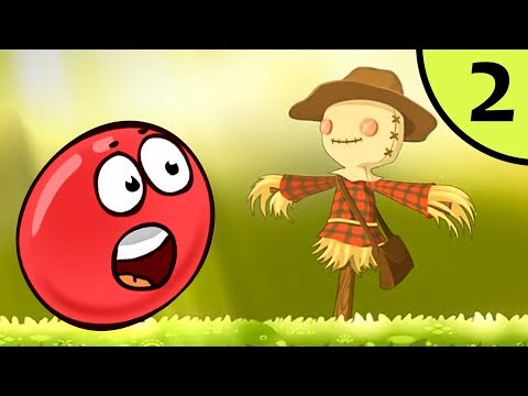 Видео: Несносный КРАСНЫЙ ШАР спасает деревню #2. Мультик ИГРА Red Ball Evolved на Игрули TV