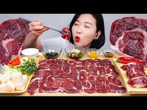 Видео: ТАРТАР ИЗ СЫРОЙ ГОВЯДИНЫ ПО-КОРЕЙСКИ YUKHOE АСМР МУКБАНГ EATING SOUNDS