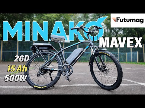 Видео: Электровелосипед MINAKO MAVEX - за 42900 р. легкий, стильный!