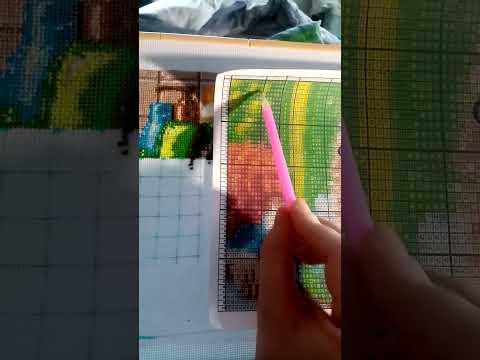 Видео: Разноцветная разметка, зачем и почему? Совет для начинающих вышивки крестиком 🙂