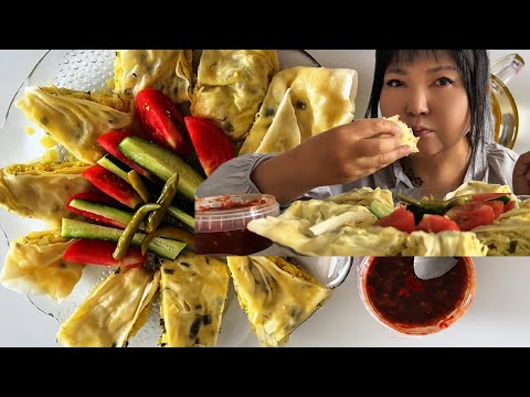 Видео: АСМР / Мукбанг / Орама ірімшікпен / Күшті өсек/әңгіме