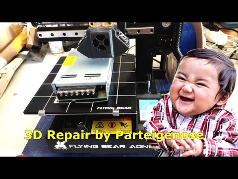 Видео: Офигеваю от китайского гения инженерной мысли. Замена БП Flying Bear Aone 2