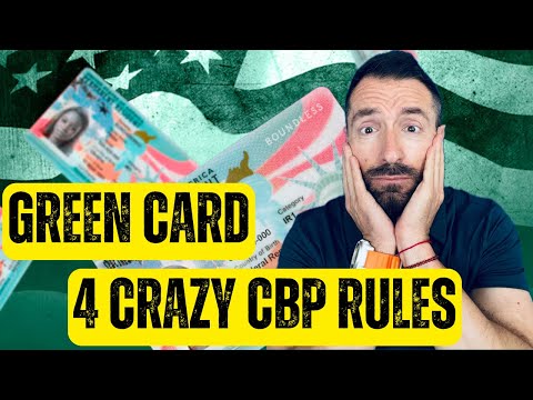 Видео: 4 сумасшедших правила CBP, которые должны знать владельцы ГРИН-КАРТЫ в 2025 году!