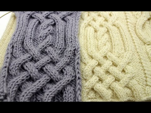 Видео: Front Cross Cable Stitch _ Вязание Аранов (часть3)