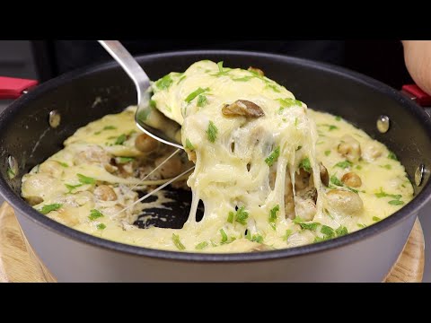 Видео: Быстрый и вкусный ЖЮЛЬЕН С КУРИЦЕЙ И ГРИБАМИ НА СКОВОРОДЕ менее, чем за полчаса!