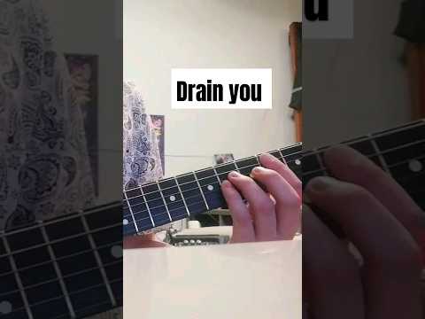 Видео: drain you #гитара #игранагитаре #playguitar #nirvana