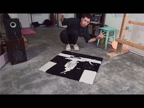 Видео: Тафтинг грибного ковра  (Мой процесс)