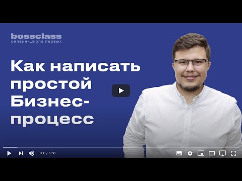 Видео: Как описать простой бизнес-процесс. Пример