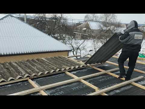Видео: Делаю крышу на гараже. Часть 2