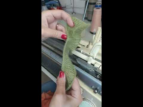 Видео: Рюша метражом методом роспуска на машине.