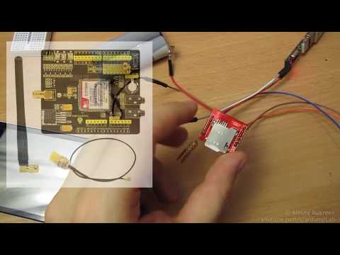 Видео: GSM модем SIM800L, первый взгляд
