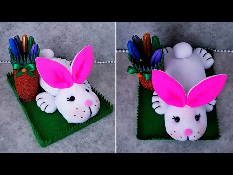 Видео: 😍Не выбрасывайте пустой флакон из-под одеколона/держатель для ручек-носков Bunny
