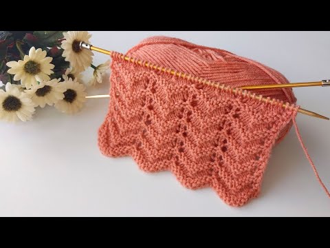 Видео: Простая схема вязания спицами на двух спицах с разрезами / Модели женских жилетов