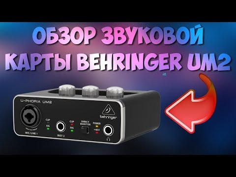 Видео: Обзор звуковой карты Behringer UM2 с микрофоном BM800