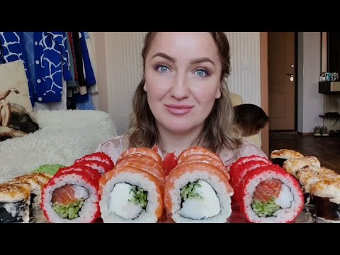 Видео: Последний мукбанг РОЛЛЫ 🍣